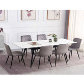 Sintered Stone 7Pc Extension Dining Set 1818 International Furniture